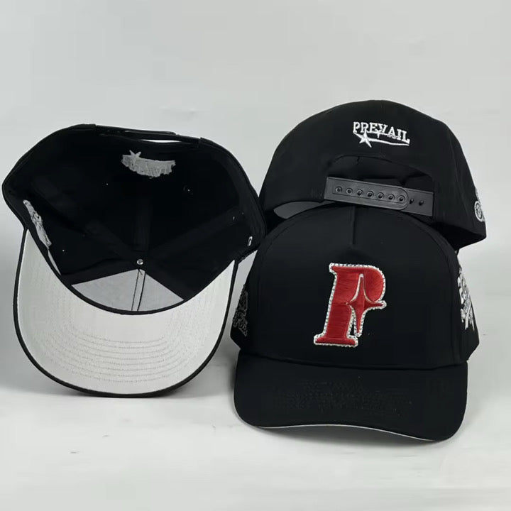PREVAIL HAT RED/BLACK